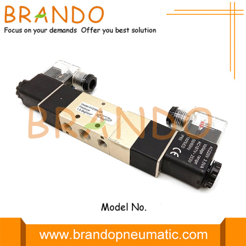 5/3 Way 1/4 &#39;&#39; 4V230C-08 Válvula solenoide de control neumático