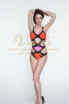 #3052 Bondage Style One Piece Bikini