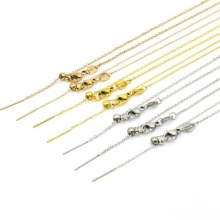 Yiwu Aceon Stainless Steel Women's Delicate Design Closure Slider Bead Chain Bracelet