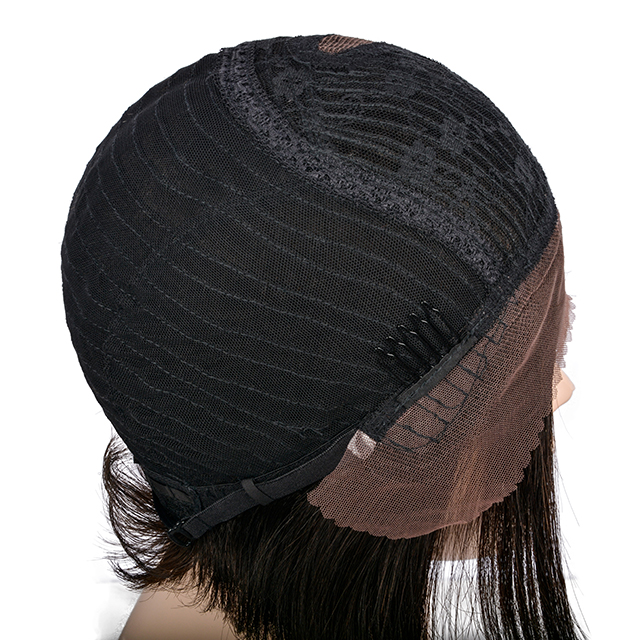 Unique design hot sale bob wigs with bangs bob wig short  human hair wigs