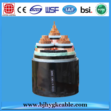 Aislamiento de XLPE del conductor de cobre 12KV con cable y línea de alimentación externos de la envoltura del PVC