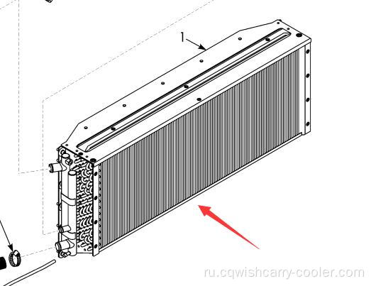 Комплект радиатора конденсатора катушки Thermo King 672436