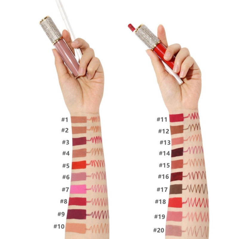 Make up Vegan Lipstick Private Label Lip Liner and Lipstick Set 2in1 Lipstick Cosmetics