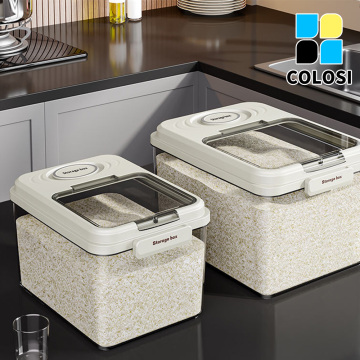 Kitchen plastic storage jars