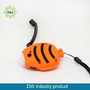 Fish Shape Dynamo Flashlight