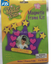 Kids Fun Magnetic Foam Princess Frame Craft Kit