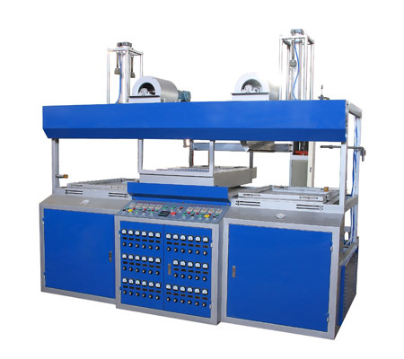 Duplex Working Position Semi-Automatic Vacuum Forming Machine