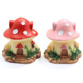 40mm Kawaii Pilzhaus Little Resin Craft Fairy Garden Zubehör Dekor Teil