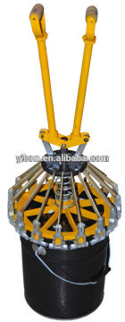 High efficiency steel pail-lid closer