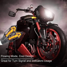 Universal Motorcycle Lighting System Motorbike Turn Signal LED Indicator Blinker Light Lamp
