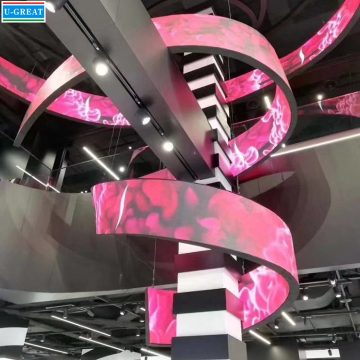 Custom Curved P4 LED Modules for Nightclub Displays