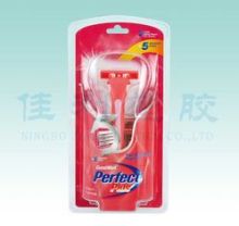 Hotel Disposable 3 Blade System Razors With Pivoting Head