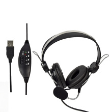 Computer Headset Wired USB & 3.5MM Headphones