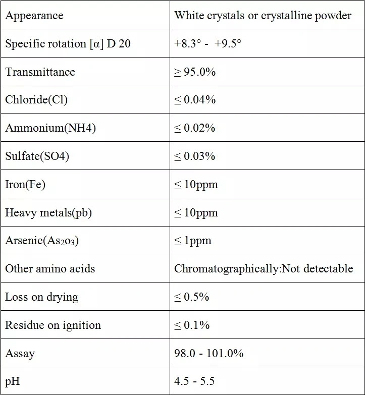 Nutritional Supplement Amino Acids L-Cysteine