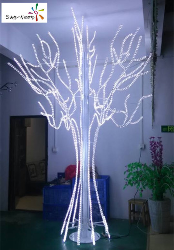 Led lights holiday time artificial decorative trees lighting