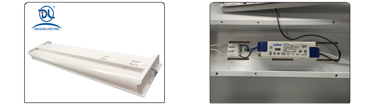 TROFFER LIGHT RECESSED LED LAMP 30W 1195X295 FOR BANK SUPERMARKET HOTEL SCHOOL