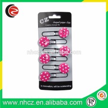 DIY novelty red color button bookmark