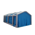 30 metrekarelik mavi kütle dekontaminasyon çadırları