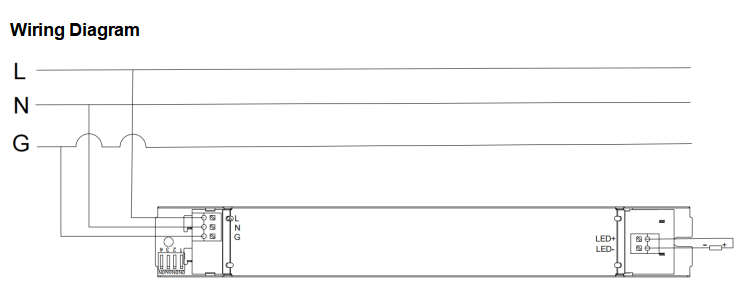 50W DIP святлодыёдны прывад 50W DIP dimmable Led Drive