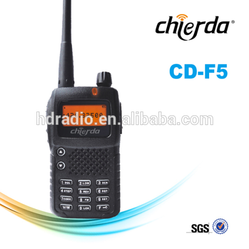Chierda Cheap Dual Band Amateur radio wakie talkie with keyboard CD-F5