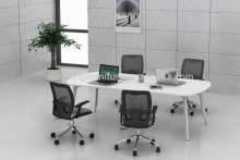 Oval shape meeting table/wooden conference table