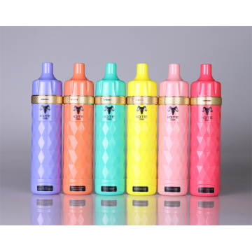 Grande capacidade 6000 puffs iqte brilhar vape