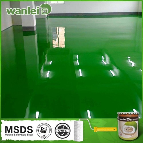 Flexible, non-slip, electrostatic work shop floor paint
