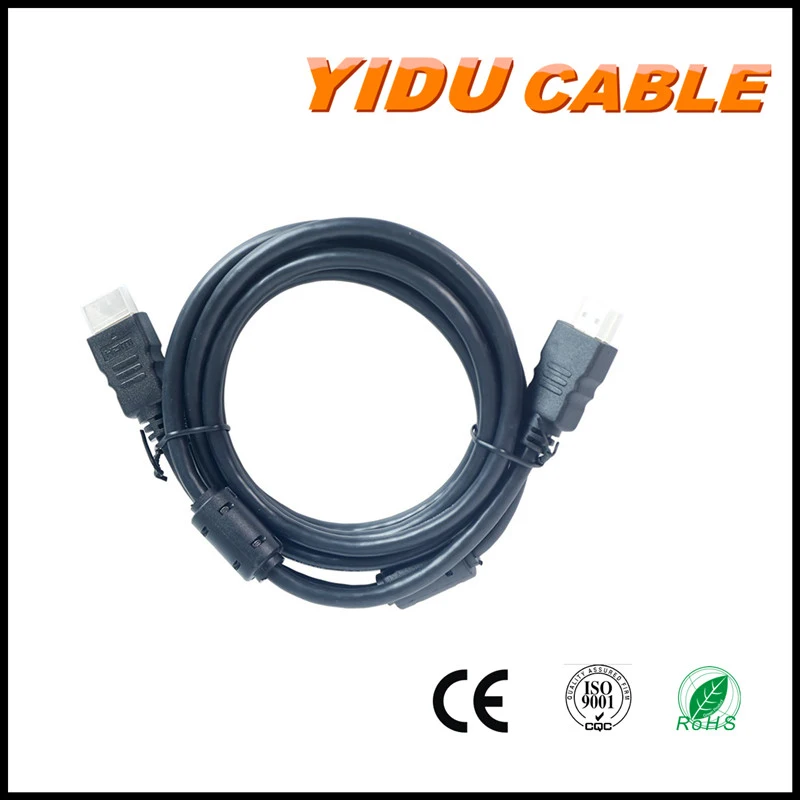 Wholesale 1m 2m 3m 5m 10m Male to Male Gold Braided Zinc Alloy HDMI V2.0 Cable