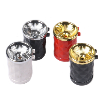 Made in China high quality cheap plastic ashtray multicolor acrylic car home ashtray funnel shape