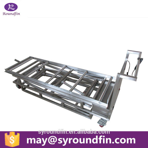 Good quality mortuary trolley lifter mortuary stretcher cart