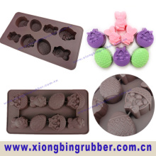 Fondant icing silicone mold