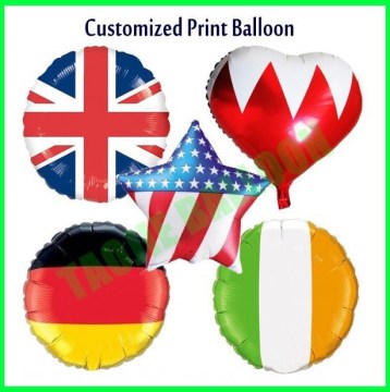 Flag printed Balloons