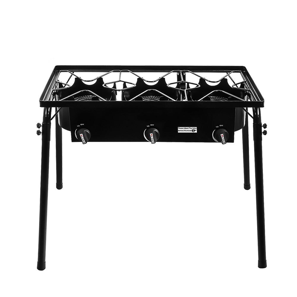 High pressure three burner stove