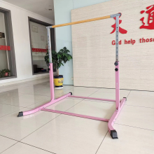 Height Adjustable Horizontal Bar with Fiberglass Design for Gymnastics Training