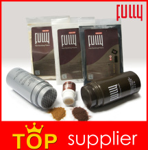 Hair Fibers bottle with your name logo on the hair building fibers bottle factory