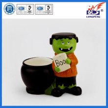 Dracula Hand Painted Trick or Treat Flower Pot Planter -Classic Monsters Halloween Treat Flower Pots,Halloween Pots Wholesale