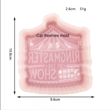 Custom Silicone Car Freshener Molds for Aroma Beads and EVA Baked Shapes