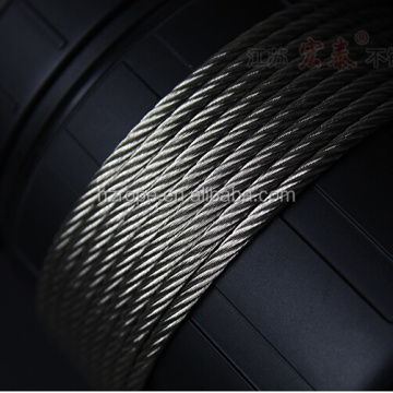 Stainless steel cable wire rope 7X19 304 4mm