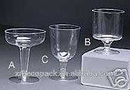 high quality plastic wine cup