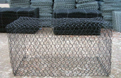 Hot dipped galvanized stone cage wire mesh gabion wire mesh