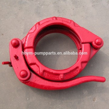 DN125 concrete pump pipe efficient safe snap clamps