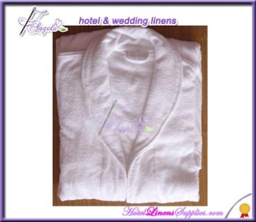 shawl collar bathrobe terry bath robes in shawl collar style