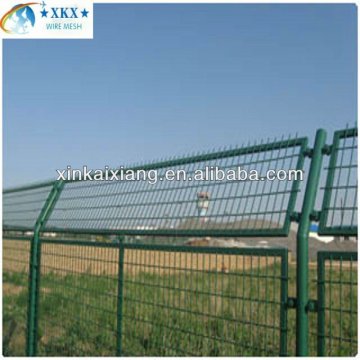 Framework welded fence PVC coated curvy welded fence