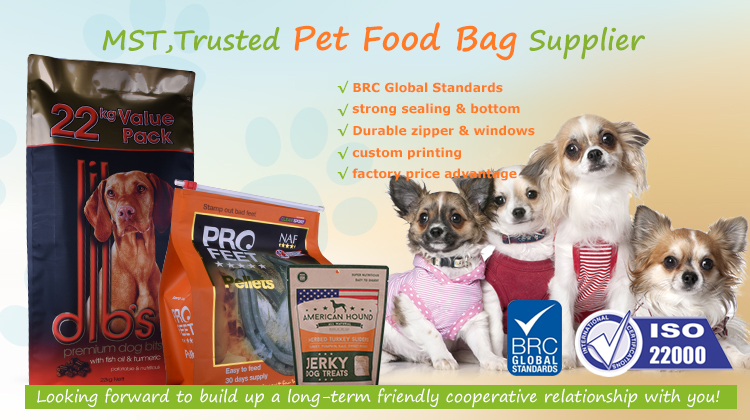 grain free dog food pouch