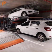 Two Post Hydraulic Tilting Parking Lift for Low Ceiling Garages