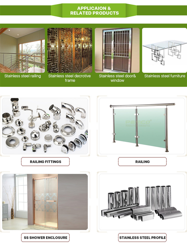 TOP Selling square 201 202 301 304 316 decorative stainless steel tube