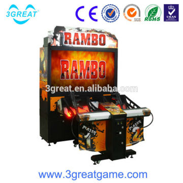 rambo arcade shooting video machine