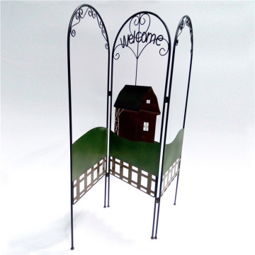 Metal Welcome Letter Screen Garden Decor Supplies