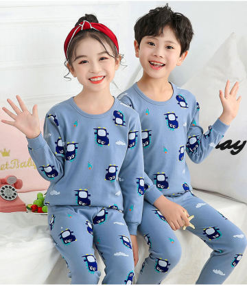 custom cute cartoon cotton children sleepwear dressing gown
