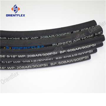 Blue air drilling hose wrapped air compressor hose